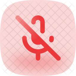 Microphone Off  Icon