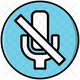 Microphone Off  Icon