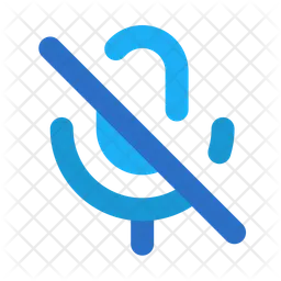 Microphone Off  Icon