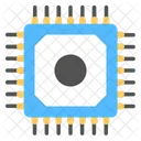 Microprocesador Microchip Circuito Icono