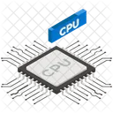 Processador De Computador Chip De CPU Chip De Computador Ícone