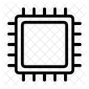 Microprocessador Microchip Placa De Circuito Ícone
