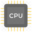 Microprocessador Microchip Circuito Ícone