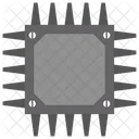 Microprocesseur Puce Electronique Circuit Imprime Icône