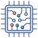 Puce De Processeur Circuit Integre Puce Informatique Icône