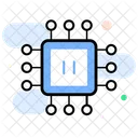 Microprocesseur Puce Electronique Circuit Imprime Icône