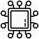 Microprocesseur Puce Electronique Circuit Imprime Icône