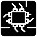 Microprocesseur Puce Electronique Microcontroleur Icône