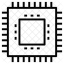 Microprocesseur Puce Electronique Circuit Integre Icône