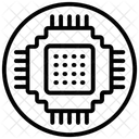 Microprocesseur Puce Electronique Circuit Imprime Icône