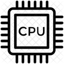Microprocesseur Puce Electronique Circuit Icône