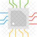 Microprocesseur Puce Electronique Circuit Icône