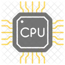 Microprocesseur Puce Electronique Circuit Icône