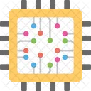 Microprocesseur Puce Electronique Circuit Icône