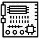 Microprocesseur Puce Electronique Circuit Imprime Icon