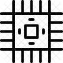 Processeur Puce Microprocesseur Icône