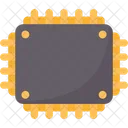 Microprocessor Chip Technology Icon