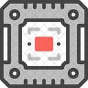 Microprocessor Microchip Chip Icon