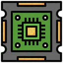 Microprocessor Processor Chip Icon