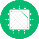 Microchip Chip Processor Icon