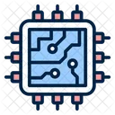 Microprocessor Processor Ai Icon