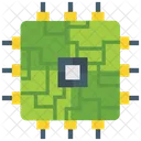 Microprocessor Chip Microchip Icon