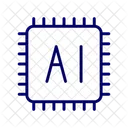 Microprocessor Processor Chip Microchip Icon