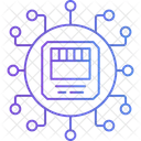 Micropuce Microprocesseur Puce De Processeur Icône