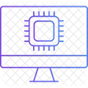 Micropuce Microprocesseur Puce De Processeur Icône
