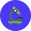 Microscope Science Research Icon
