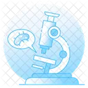 Medical Research Microscope Laboratory Tool Icon