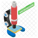 Microscope Laboratory Tool Optical Instrument Icon