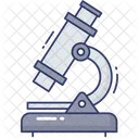 Microscope Science Observation Icon
