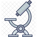 Microscope Science Observation Icon