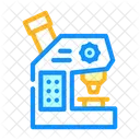 Microscope Science Biology Icon