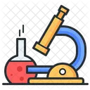 Workplace Chemistry Microscope Icon