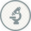 Microscope Covid Vaccine Laboratory Icon