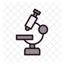 Microscope Biotechnology Experiment Icon