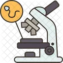 Microscope Sperm Fertility Icon