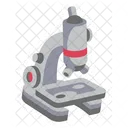 Cute School Sticker Microscope Science Icon