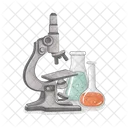 Microscope Laboratory Science Icon