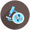 Virus Microscope Laboratory Icon