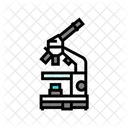 Microscope Genetic Engineering Icon