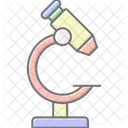 Microscope Lineal Color Icon Icon