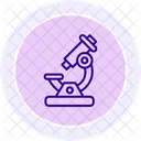 Microscope Black Outline Icon Icon