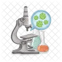 Microscope Laboratory Science Icon