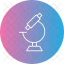 Microscope Science Research Icon