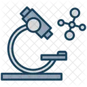 Microscope Science Research Icon