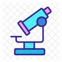 Biomaterials Contour Microscope Icon
