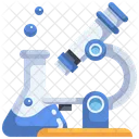 Microscope Science Laboratory Icon